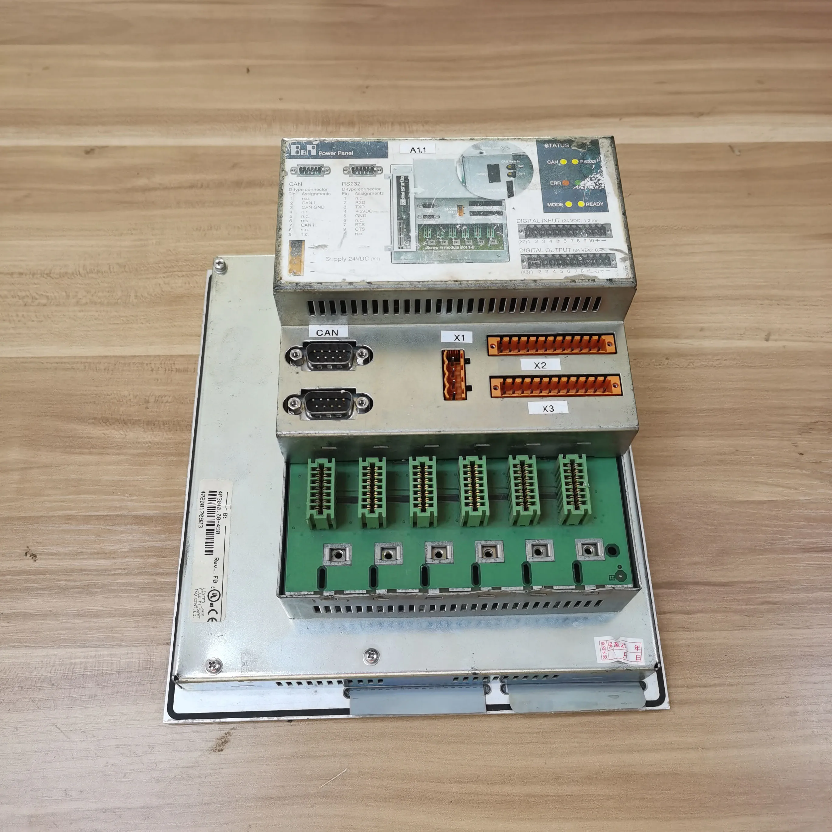 4P3040.00-490 شاشة تعمل باللمس لاختبار B&R موافق