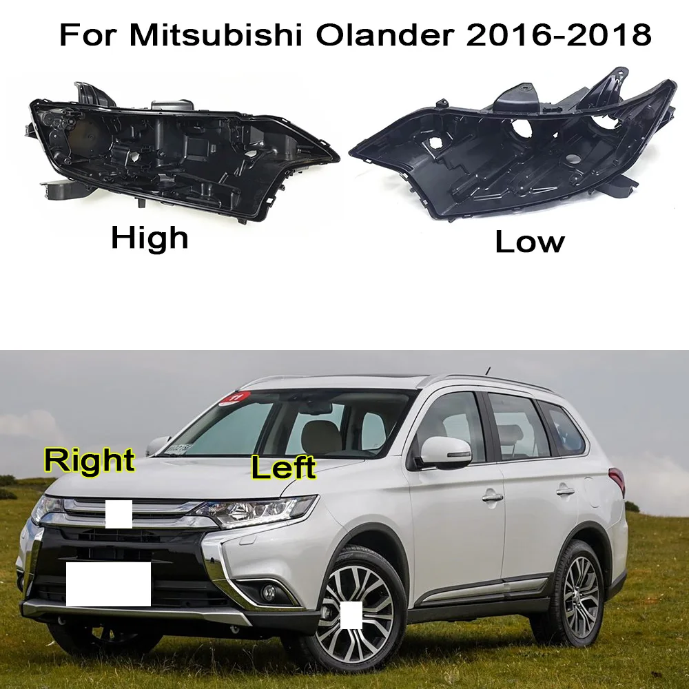 

For Mitsubishi Olander 2016 2017 2018 Headlight Base Motor Vehicle Headlamp Bottom Shell Lampstand Replace Components