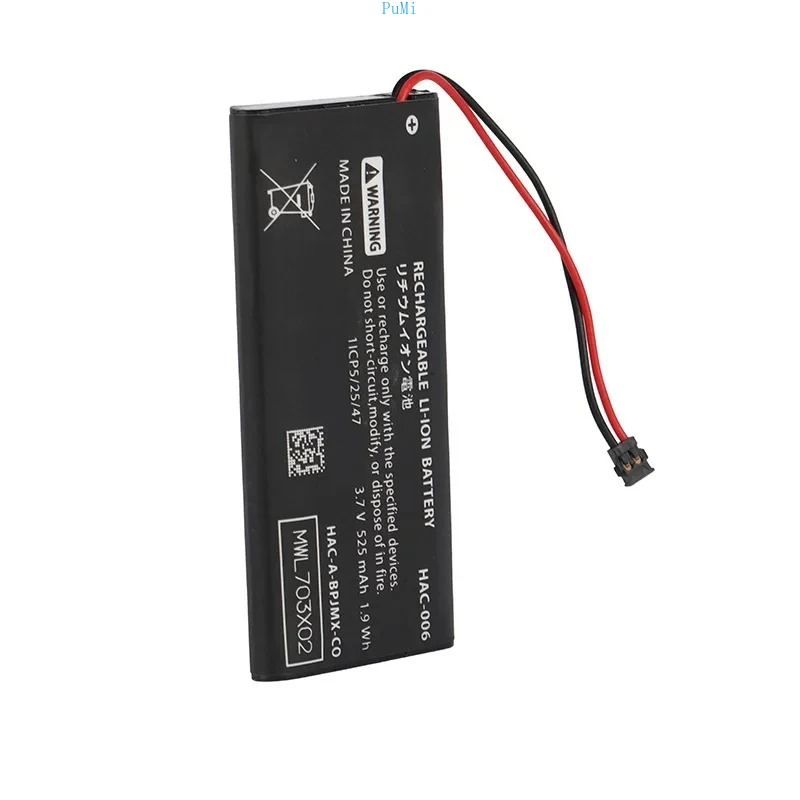 Batteria HAC-006 Batteria ricaricabile da 525 mAh per Nintendo HAC-015 HAC-016 HAC-A-JCL-C0 HAC-A-JCR-C0 Switch NS Joycon Controller