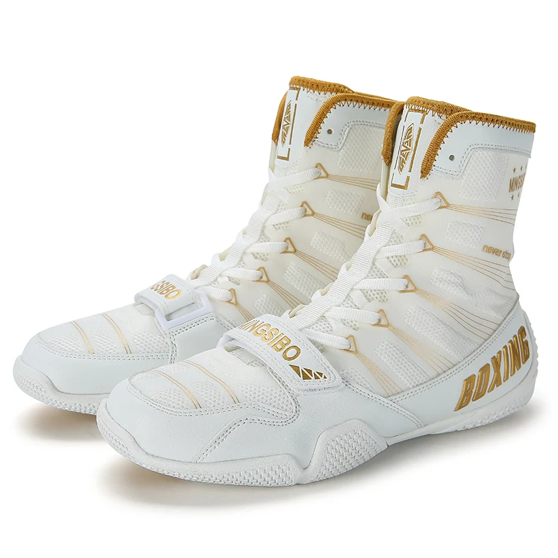 Boxing Shoes Breathable Mesh for Kickboxing Wrestling Combat Sports Weightlifting Shoes Squatting Shoes 36-47