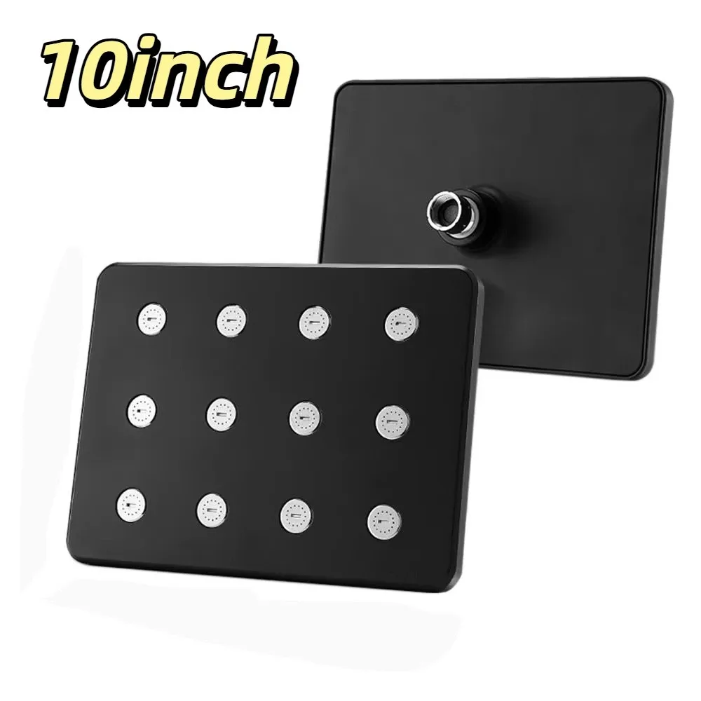 

Насадка для тропического душа размером 4 дюйма/10 дюймов, технология защиты от блокировки, материал из нержавеющей стали, универсальная насадка для душа, дизайн с небольшой талией