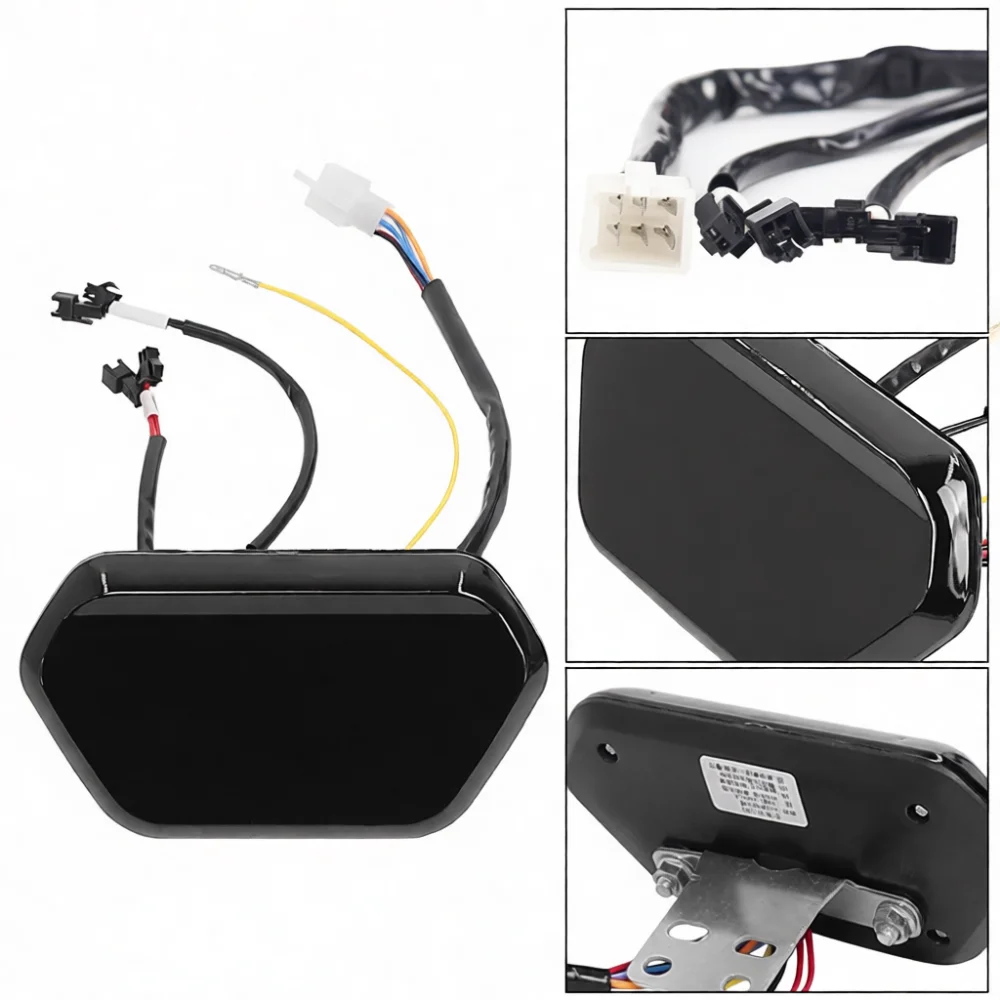 48V 60V 72V Speedometer Odometer Gauge Display For Ebike Scooter Modification Led Dashboard Unit Electric Bike Parts