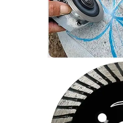 

80-миллиметровый турбо-диск для резки камня, гранита, плитки, дерева, высокопрочный шлифовальный круг для домашнего ремонта и электроинструментов