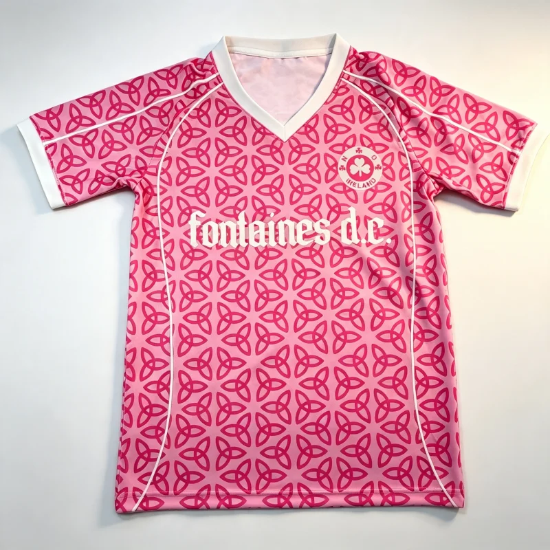Fontaines D.C. 2026 Romance Tour Jersey Herren Damen Schnelltrocknend Atmungsaktiv Y2k Sommer Sport Casual Kurzarm T-Shirt Familie Kinder – Detail 1