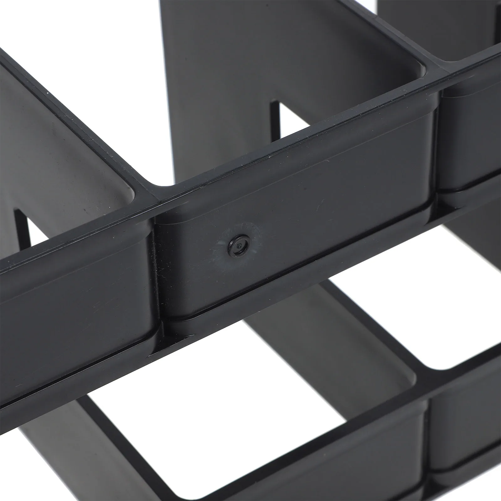 

Decorative Book Holders File Storage Rack Stand for Shelf Desk Bookend Black Plastic