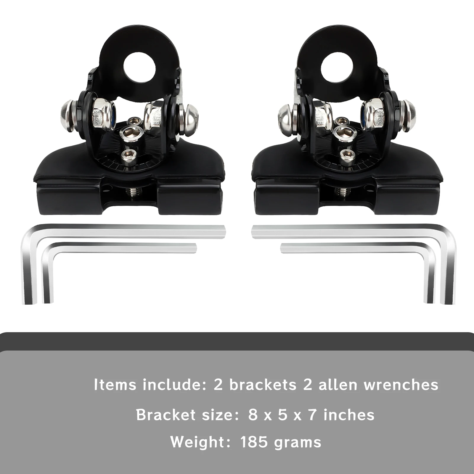Engine Hood LED Light Bar Mounting Bracket Work Light Mount Holder Base Universal for Cars Sedans Trucks UTVs SUVs