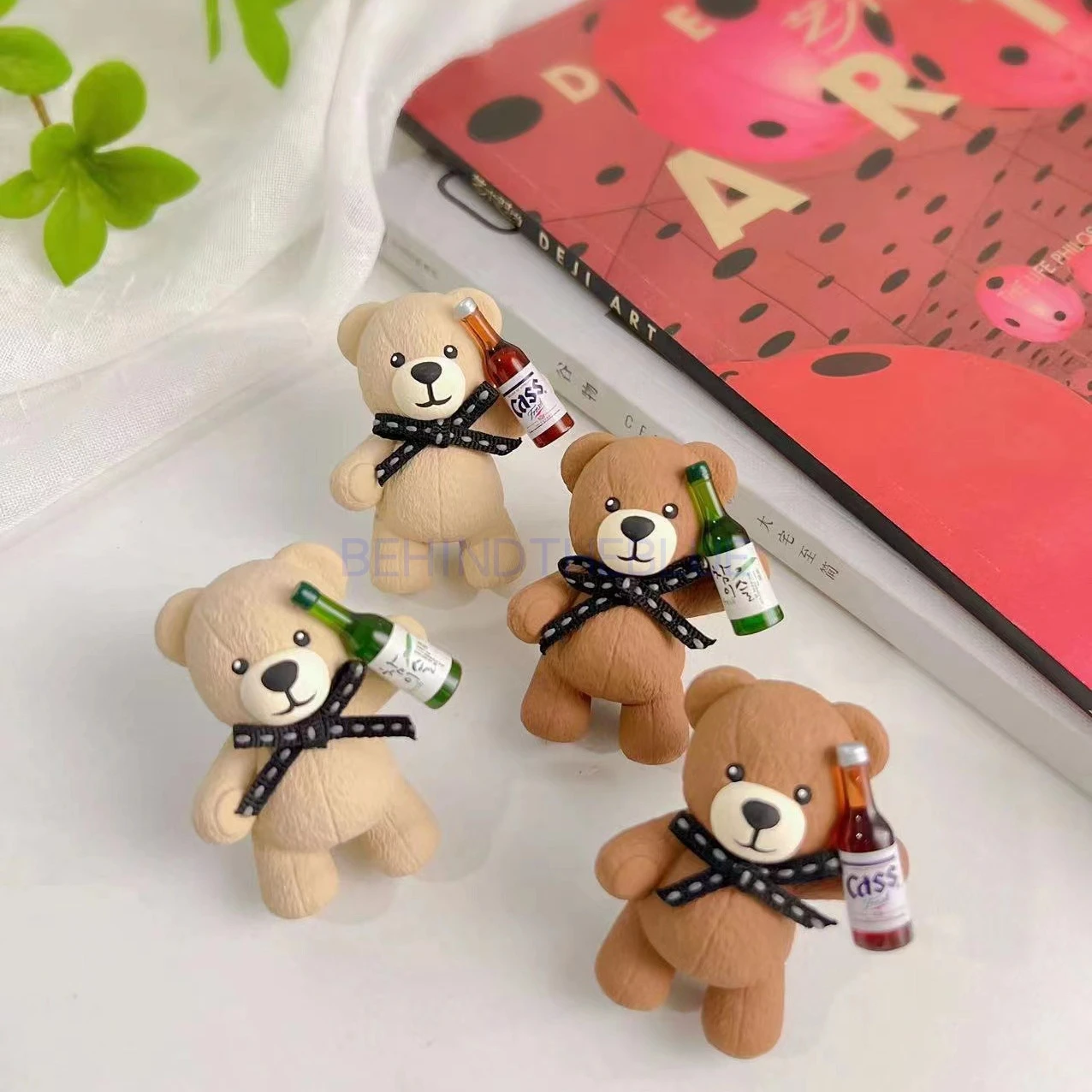 3D Plush Bear Silicone Gypsum Aromatherapy Mold DIY Animals Christmas Cake Fondant Mold Home Party Crafts Resin Aroma Wax Mould