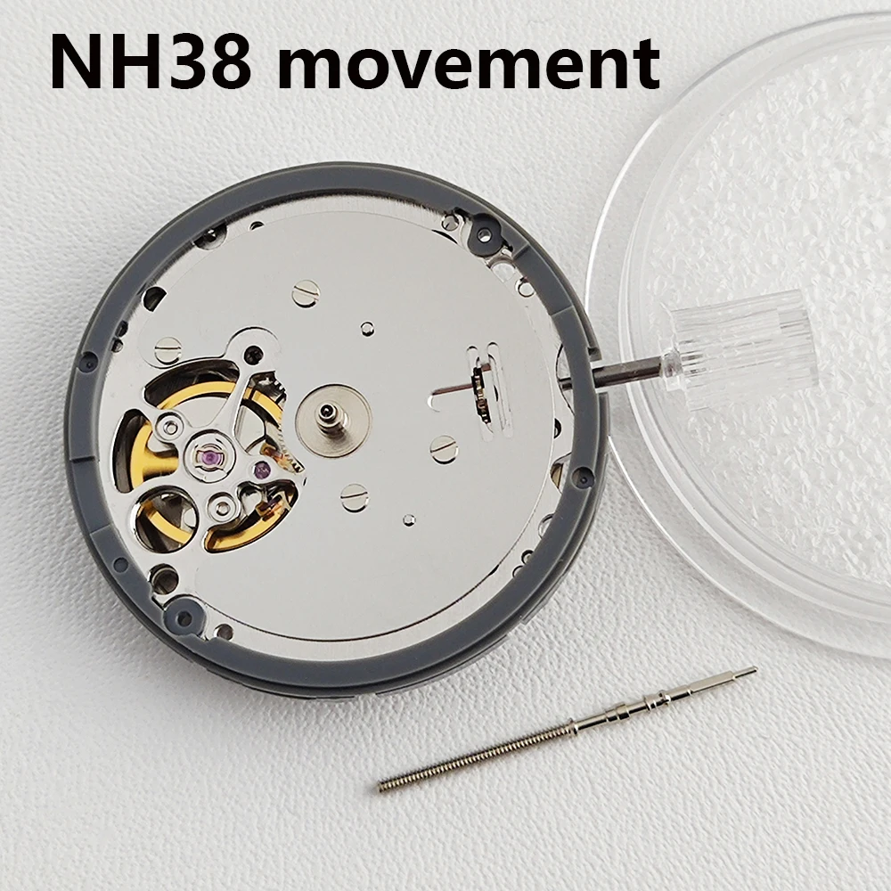 

Japan Genuine NH38A Mechanical Movement Mod Automatic Watch Mechanism 24 Jewels High Accuracy NH38 Top Repair Parts
