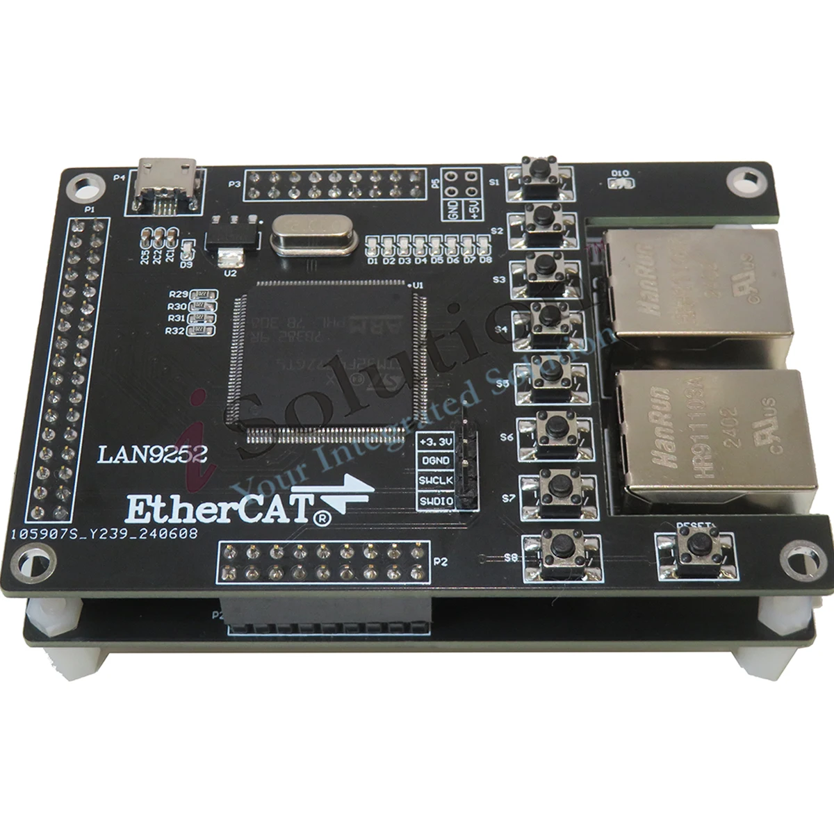 LAN9252 LAN9252 Slave LAN9252 Development Board EtherCAT Slave 16IO CIA402