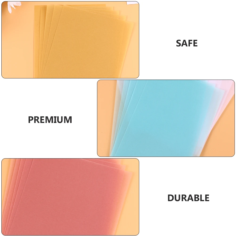 

100pcs Colored Sulfuric Acid Paper 15x10cm Tracing Drawing Calligraphy Sketch Craft Translucent Sheets