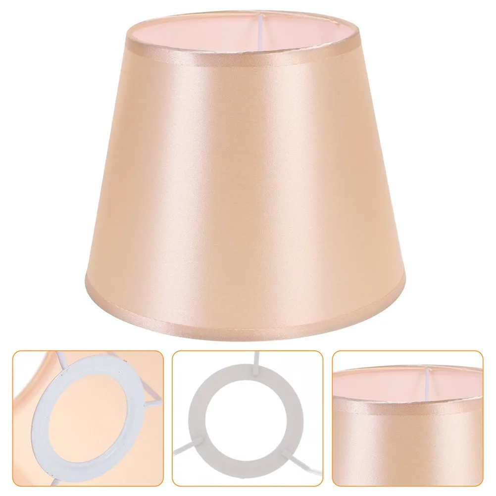 Small Round Lampshade E27 Base Indoor Light Cover Desk Wall Lamp Shade Soft Light Transmission Decorative Lamp Accessory