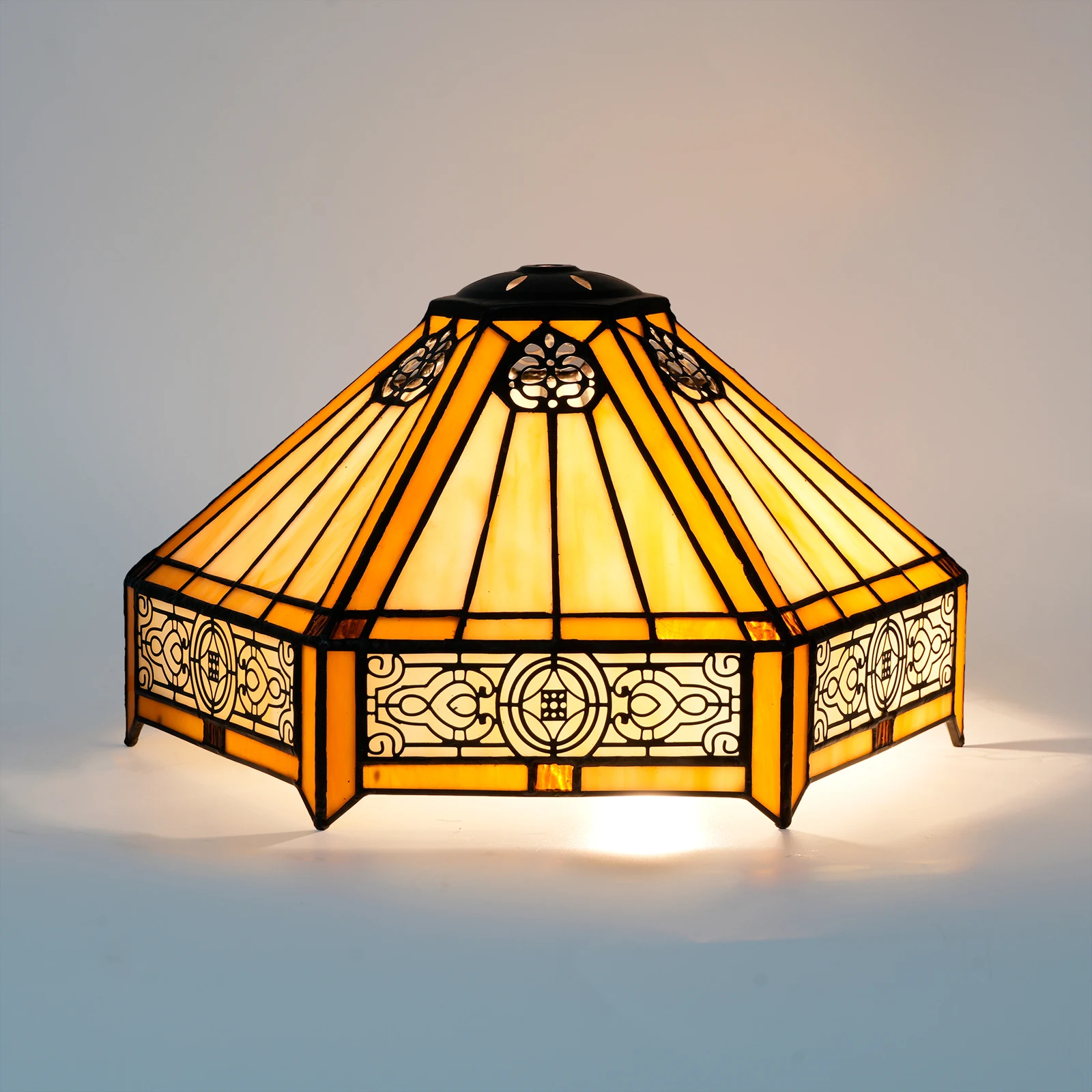 

Vintage hexagon Glass Lampshade Replacement Stained Glass Lampshade Pendant Lamp Shade Replacement Floor Lamp Lamp Shade