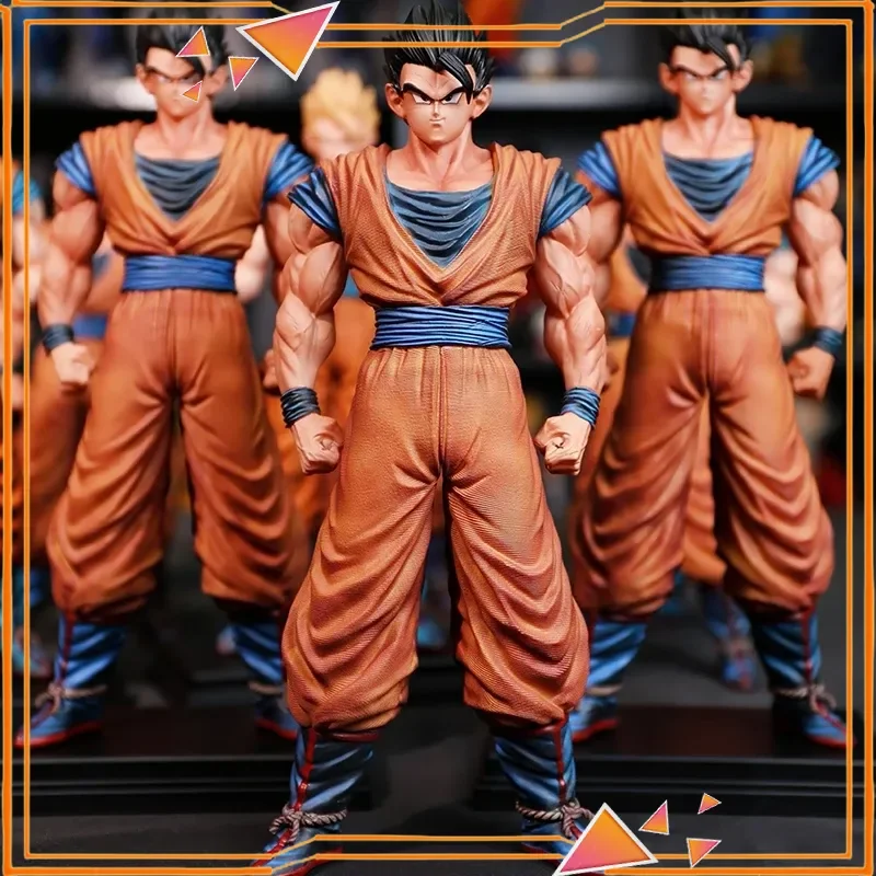 Dragon Ball Super Saiyajin 2 Gohan Actionfigur, 30 cm, stehende Pose, Anime-Statue für Desktop-Dekoration, Sammlergeschenke