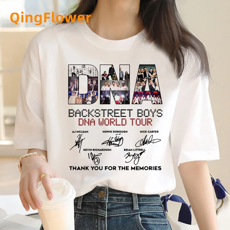 Backstreet Boys Dna 2022 Tour summer top tshirt women 2022 japanese grunge funny tshirt clothes couple clothes