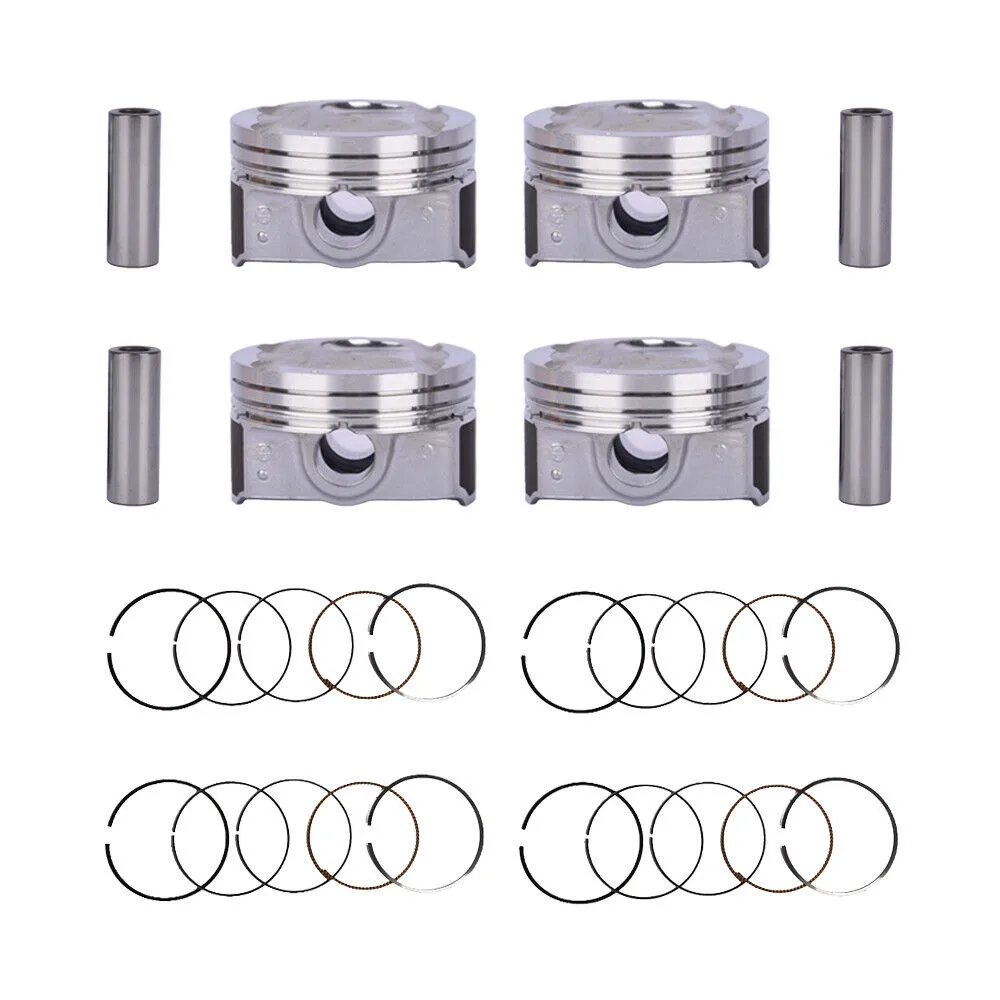4PCS Piston & Rings Kit 23041-2B600 23041-2B610 23041-2B620 23410-2B600 FITS Hyundai Kia Accent Rio 1.6L DOHC 2012-2016 Car Part - Image 2
