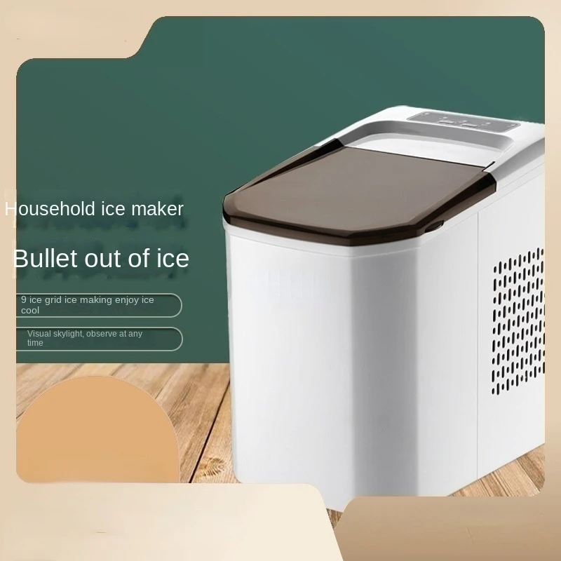 

Gift Ice Maker Small Home Dormitory Rental Mini Automatic Commercial Ice Maker Bullet Iced Milk Tea Dedicated