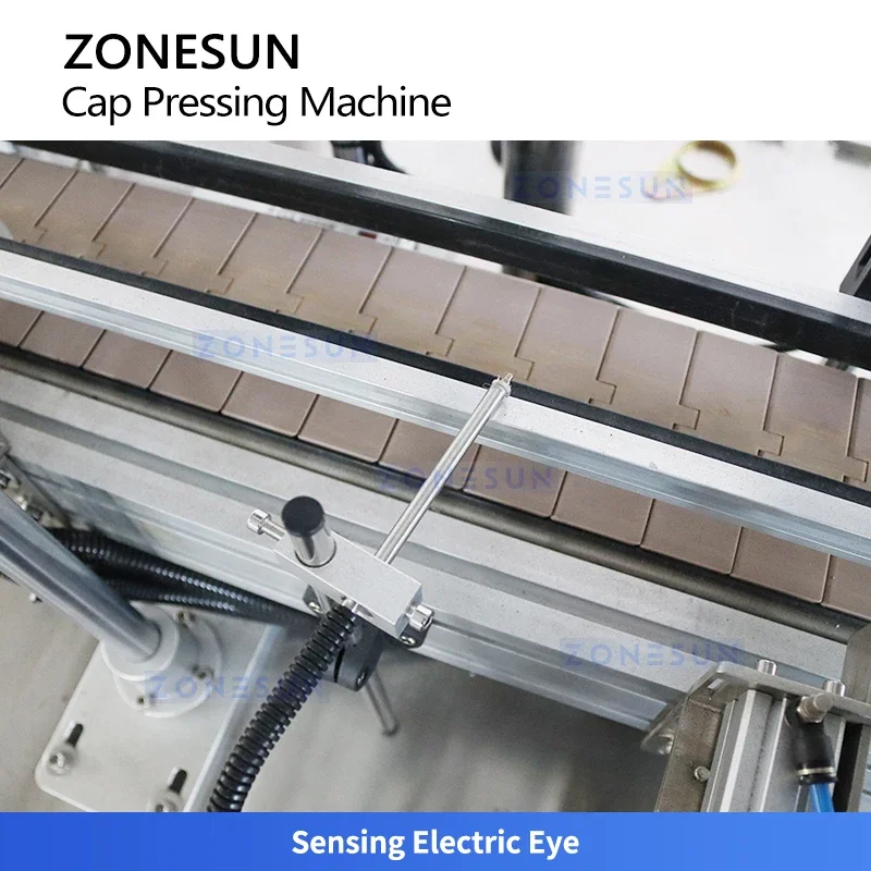 Picture 7: ZONESUN ZS-VTYG02S High Speed Bottle Cap Pressing Machine Coffee Powder Seasoning Jar Capper