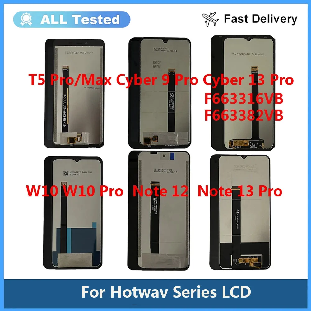 For Hotwav Cyber13 Pro W10 Pro LCD Display Touch Digitizer Assembly LCD Hotwav T5 Pro Note 12 Note 13 Cyber 9 PRO T7 T5Max LCD