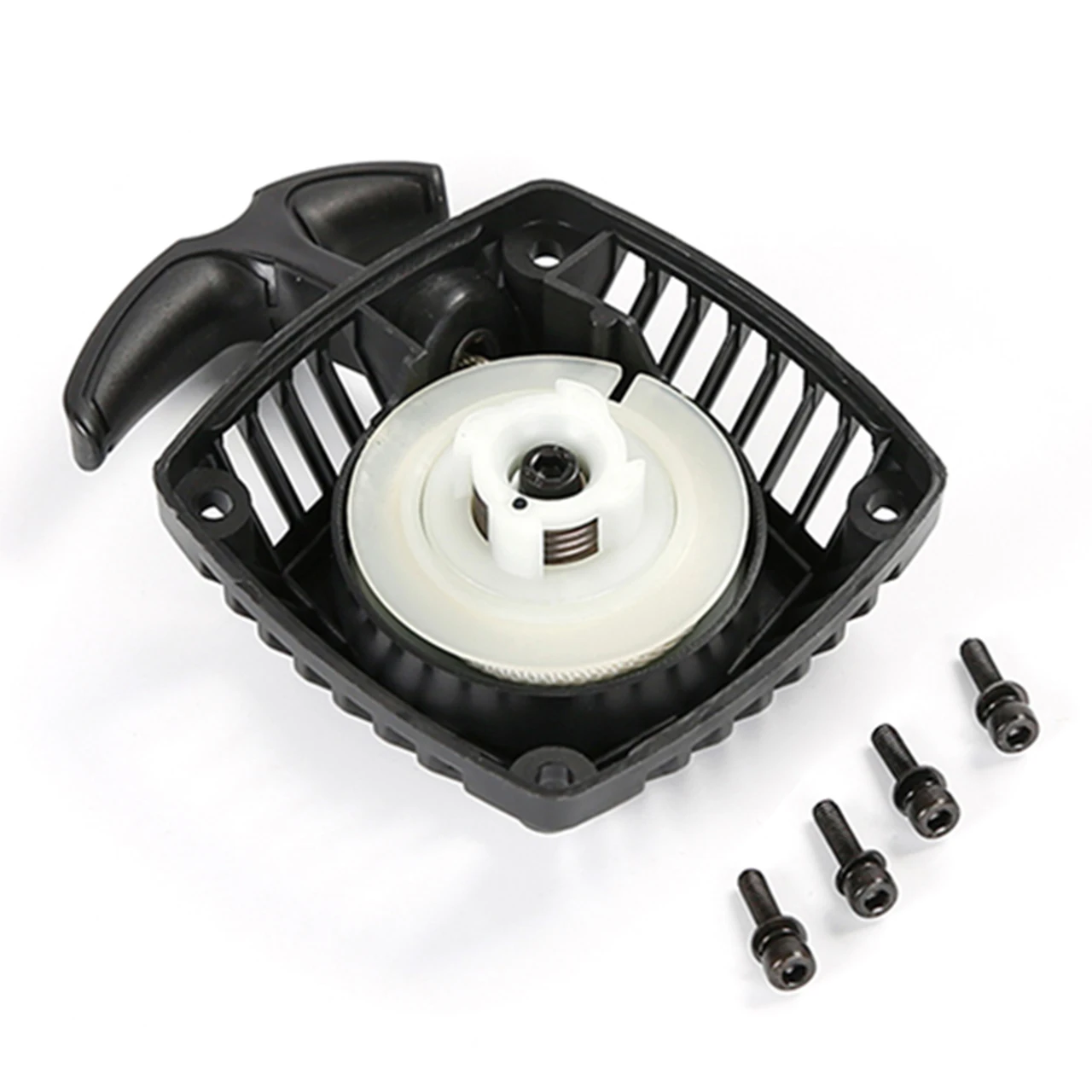 32CC 36CC Engine Easy Pull Starter or CNC Turbine Fit for 1/5 HPI ROFUN ROVAN KM BAJA Losi 5ive T FG MCD GoPed RedCat Rc Parts