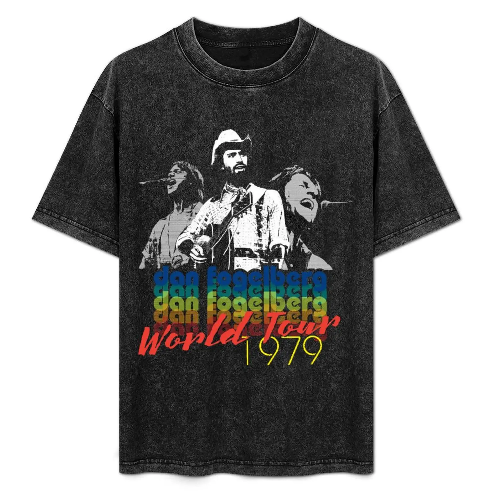 

Dan music Fogelberg World Tour 1979 T-Shirt Halloween Casual T-Shirt