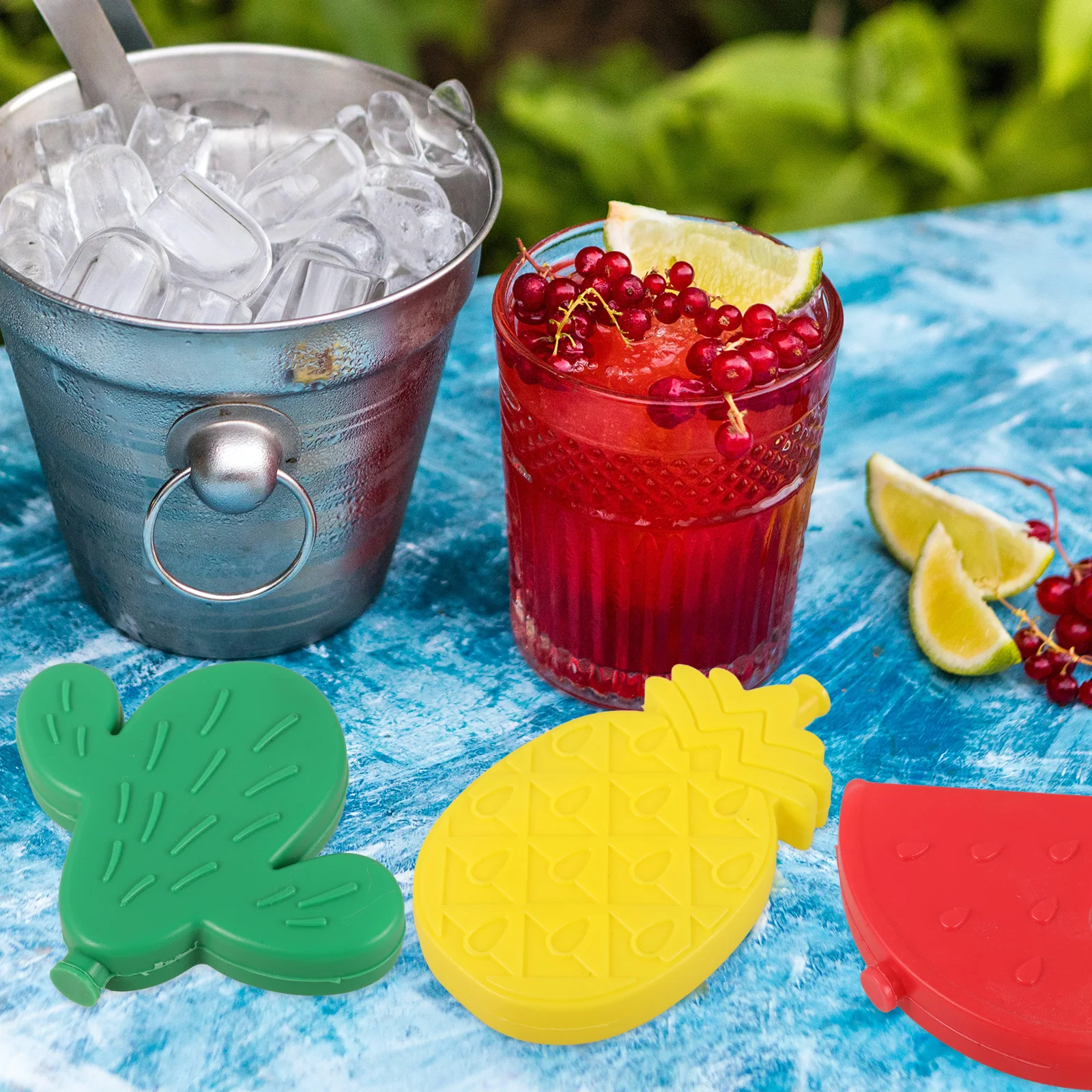 

3pcs Ice Box Cools Portable Cooler Freezer Accessories Reusable Leak-Proof Sealed Design for Drinks Cakes Fruit for Coolers