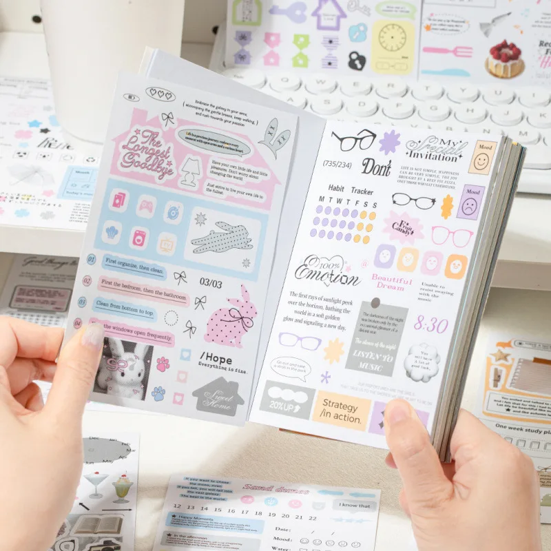 ins style deco sticker book for student diary note decoration