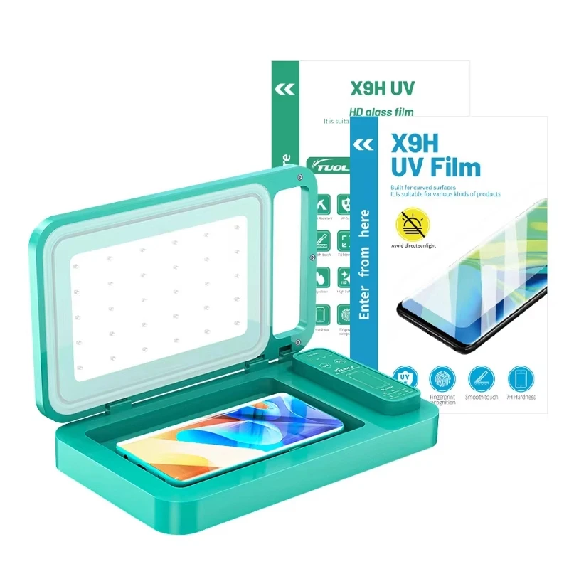 TL-X9H Ultra Lightweight UV Film Vacuum Laminating Machine UV Curing Hydrogel Film Lamination Machine for Mobile Phone