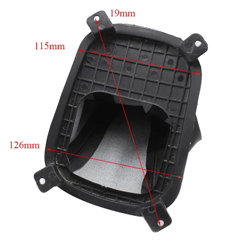 

10X Car PU Leather Manual Gear Shift Lever Dust Cover For KIA Sportage Black