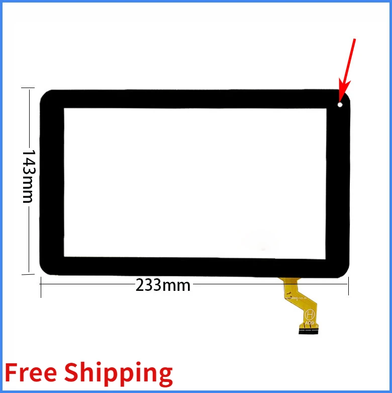 1pcs or 10 Pcs New 9 Inch Touch Screen For  Multilaser M9S GO NB326 Capacitive Touch Sensor Panel Repair Tab Digitizer Glass