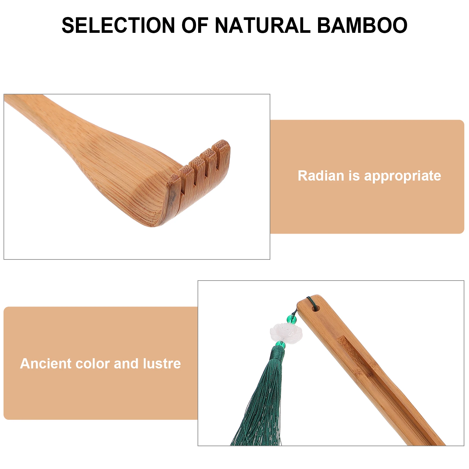 

1 шт. бамбуковый складной скребок для спины портативный регулируемый массажер для релаксации тела против зуда ручка скребок подарок