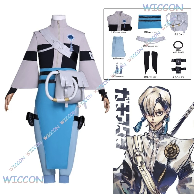 

Zanka Nijiku, серьги в стиле аниме Gachiakuta Zanka, карнавальный костюм Akuta, очистители для парика, вечерние женские и мужские наряды на Хэллоуин