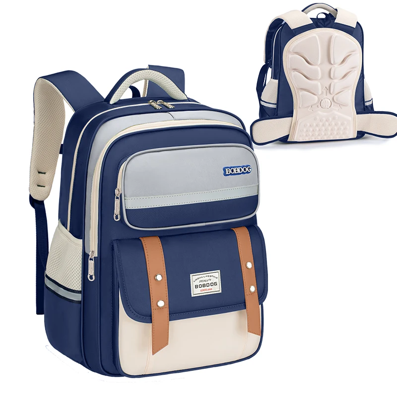 Tas Ransel Siswa Model Baru untuk Anak Perempuan dan Laki-laki, Mengurangi Beban dan Melindungi Tulang Belakang, Kapasitas Besar, Tas Ransel Siswa Ringan