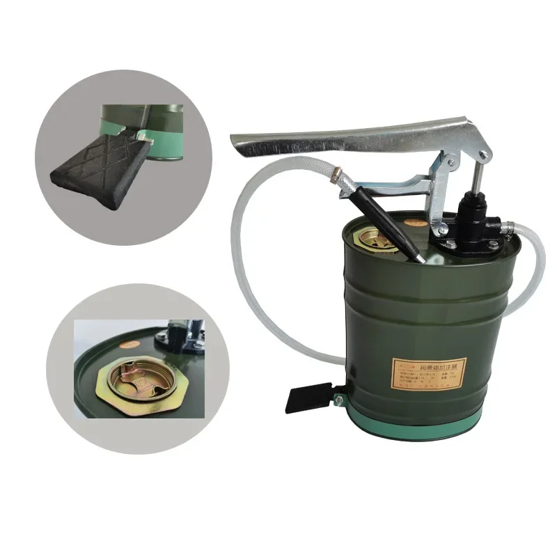 

2025 Электрические смазочные пистолеты Точечное масло Шестеренчатый масляный залив 10 л Плотно кованое антикоррозийное лечение