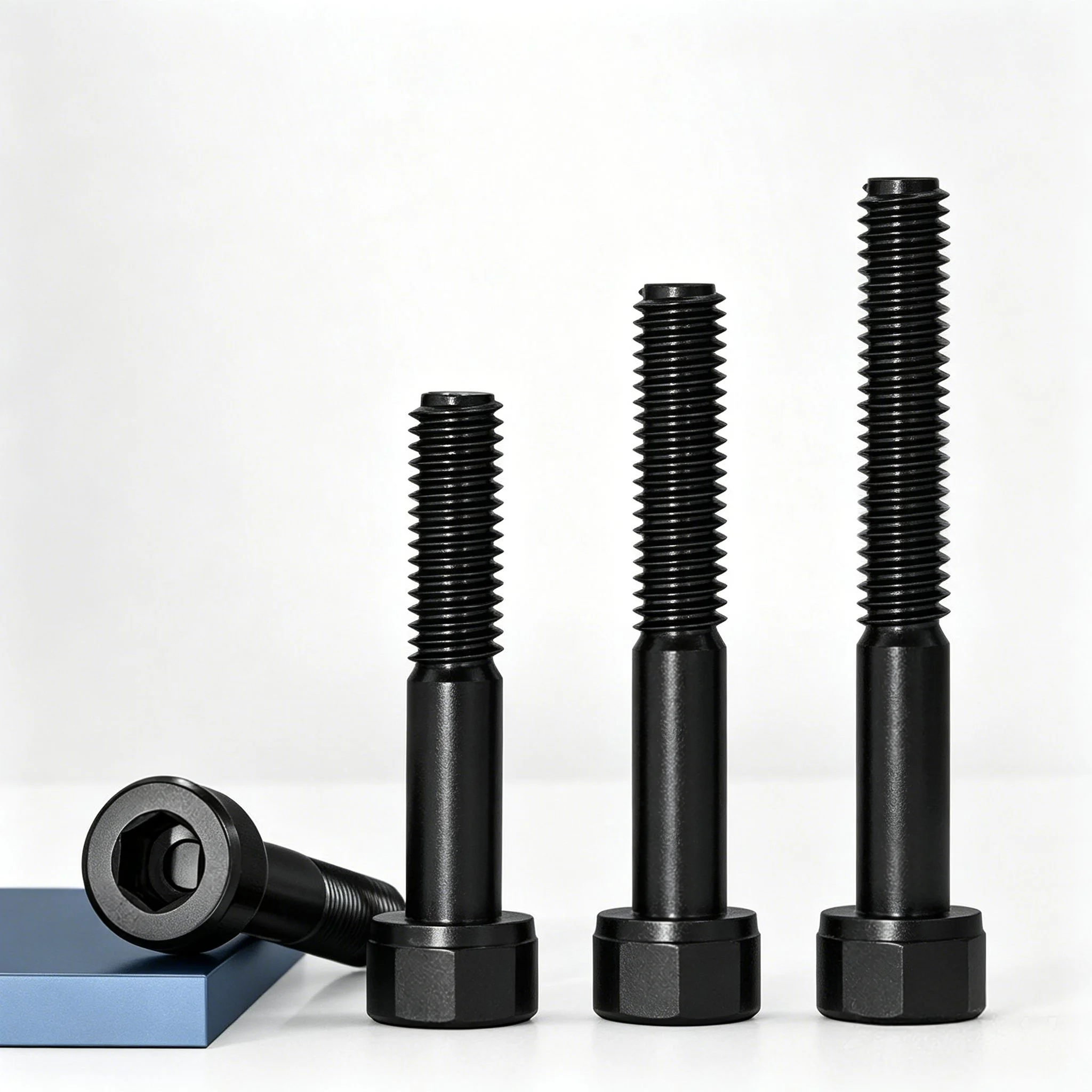 Grade 12.9 M10 M12 Black Hexagon Hex Socket Head Cap Allen Bolt Screw Over Ultra Long 100 110 115-330mm Half Thread Carbon Steel
