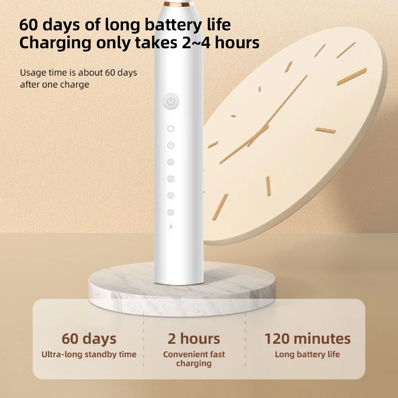 Электрическая ультразвуковая зубная щетка, шестискоростной режим, домашняя мягкая волосы, зарядка через USB, водонепроницаемый очиститель для зубов для взрослых, автоматический набор для пар