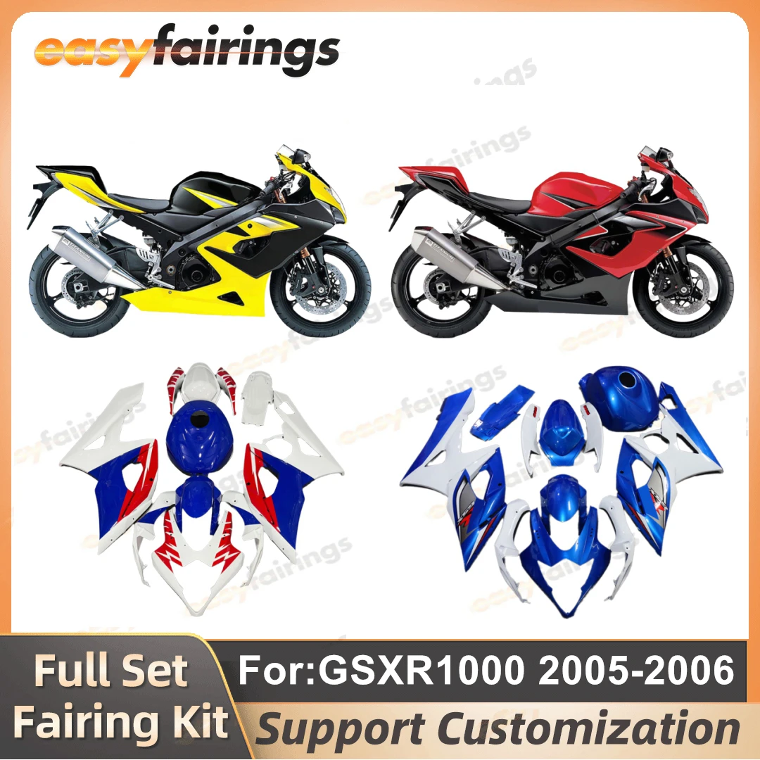 

Комплекты литьевых форм для мотоцикла SUZUKI GSXR1000 GSX1000R 2005 2006 GSXR 1000 K5 05 06, полный комплект обтекателей для кузова zxmt