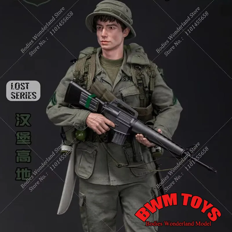 

QORANGEQOTOYS QOM-1035 1/6 Коллекционная фигурка во Вьетнаме 101-й воздушно-десантной дивизии на Гамбурге, высоту 1969 12 дюймов, фигурка мужского солдата