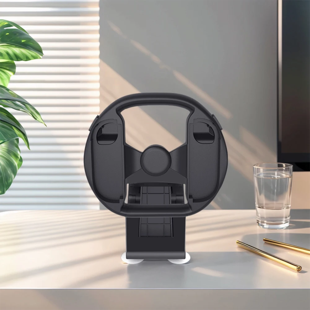 Steering Wheel with 4 Suction Cups Racing Steering Wheel Gaming Steering Wheel for Nintendo Switch2 Joy-Con Accessories