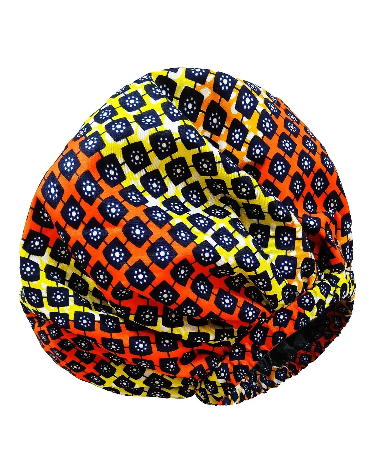Fashion Ankara Batik Print Shower Cap Bathroom Bath Hair Cover Shower Cap Adult Bath Shower Cap Bathroom Accessories