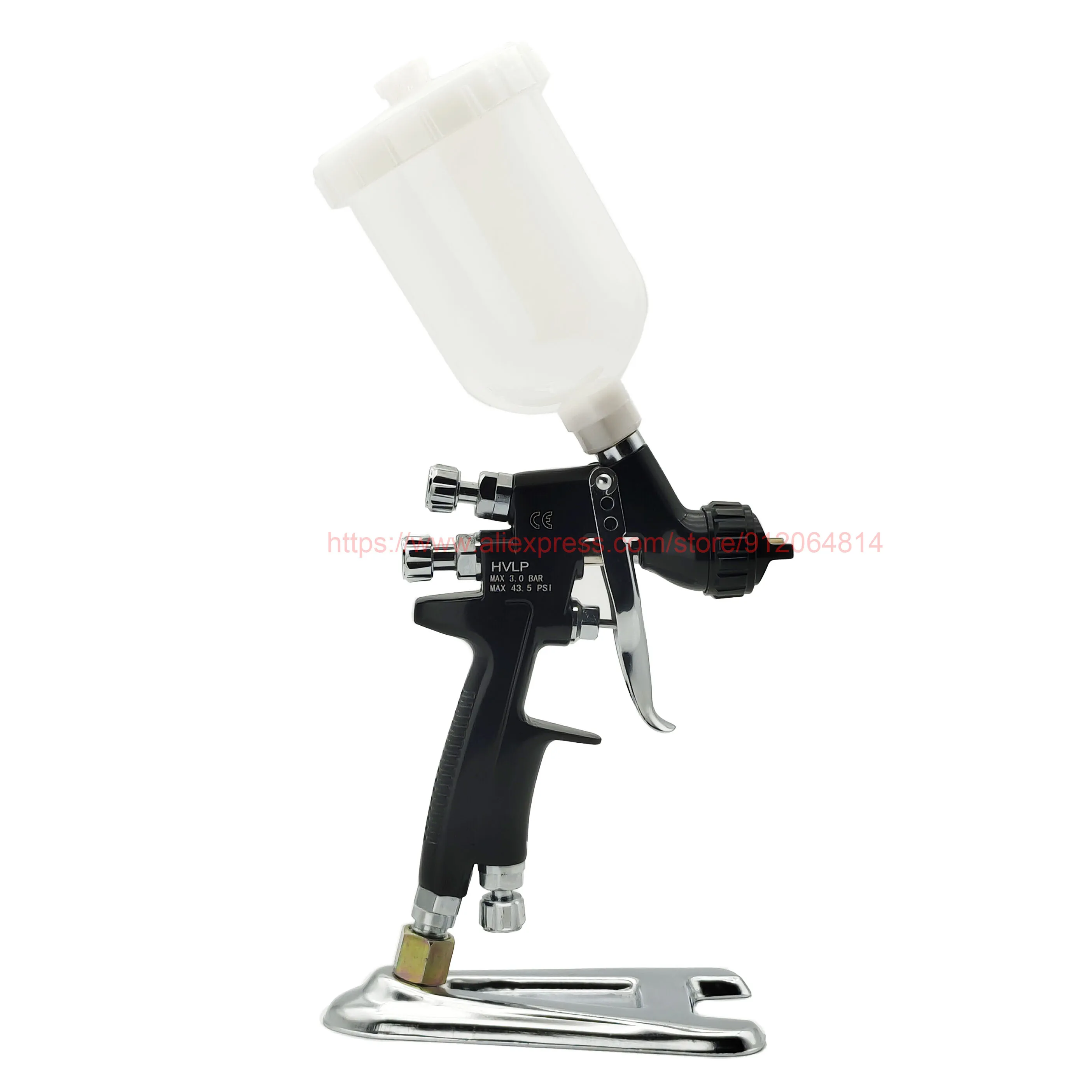 New Black 1.2MM Spray Gun 1.0MM Nozzle Kit 250CC Tank Air Spray Gun Mini Spray Gun Paint Spray Gun For Car Painting