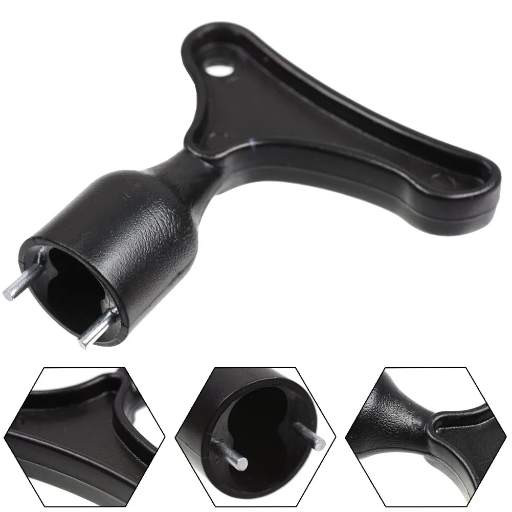 

Two Pin Head Plastic Golf Spikes Removal Wrench Tool for Standard Golf Shoe Cleats Nail Puller Compact and Portable