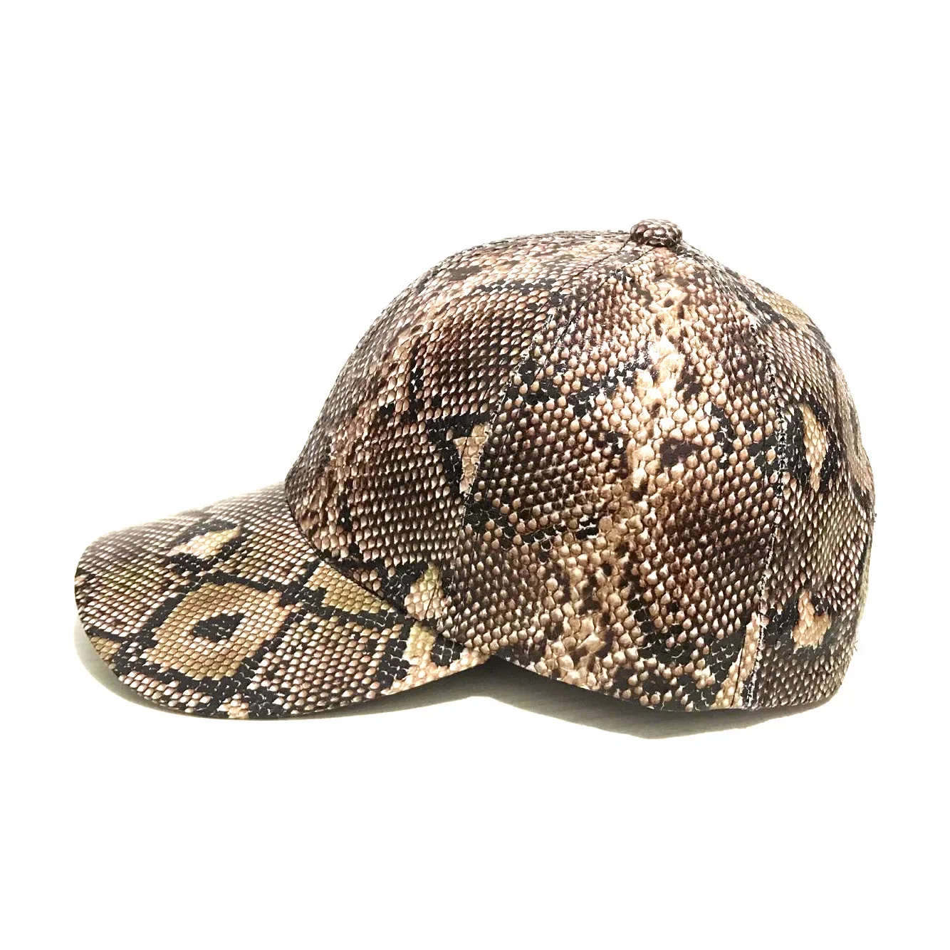 Snake Skin Print Baseball Cap Adjustable High Quality Dad Trucker Hat Men Women Anti-sun Visor Sun Caps Hip Hop Gorras Unisex