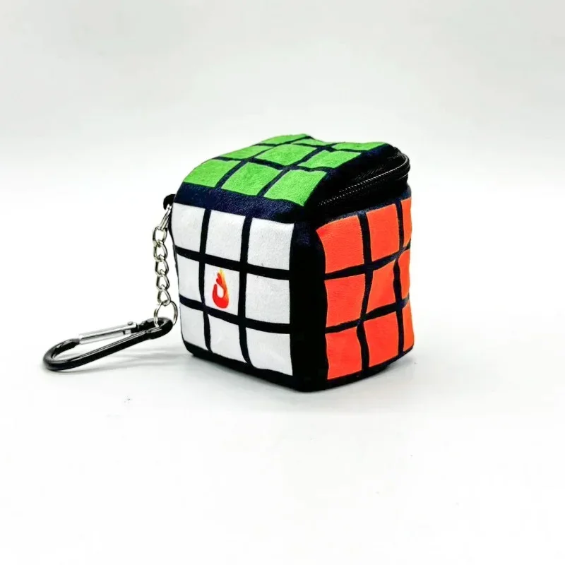 Magic Cube Bag for Rubics Cube Puzzles Bags Double-Sided Portable Purses Pendants Plush Toys Collection Children\'s Gifts