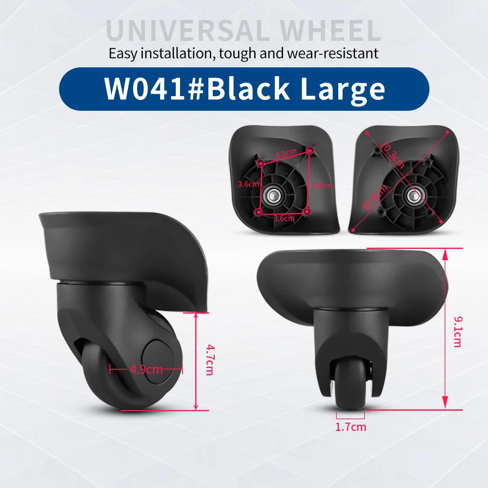 NONE Geeignet für SWISSGEAR Wenger Koffer Universalrad Ersatz American Tourister 79B Hongsheng A08-18 OIWAS Räder 6