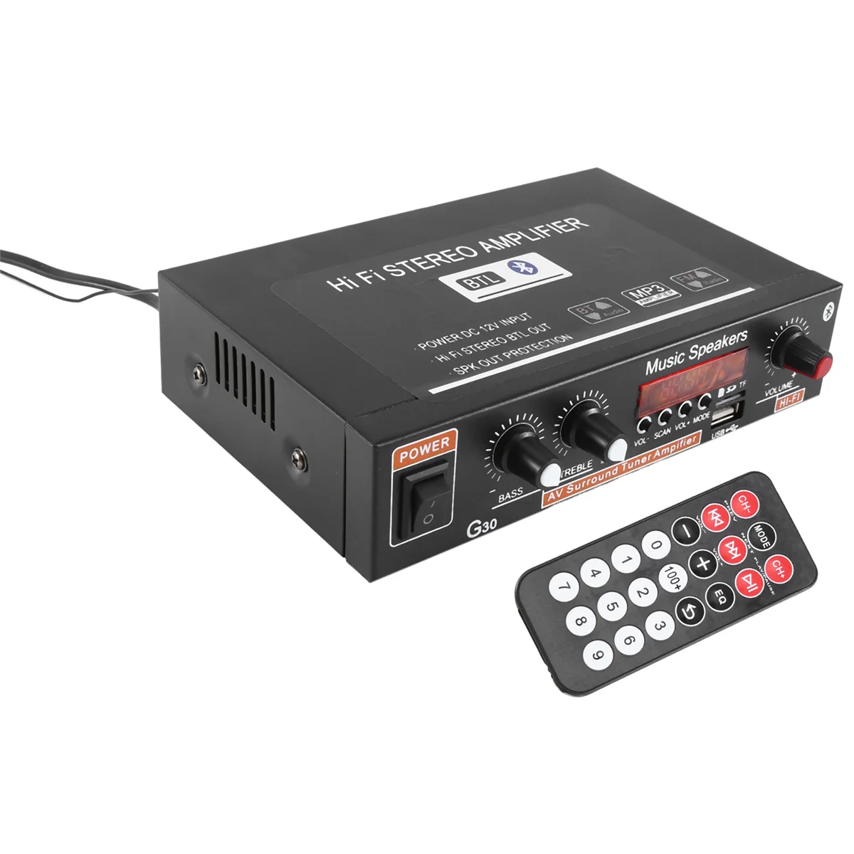 European Regulations G30 Digital Power Amplifier EU Plug