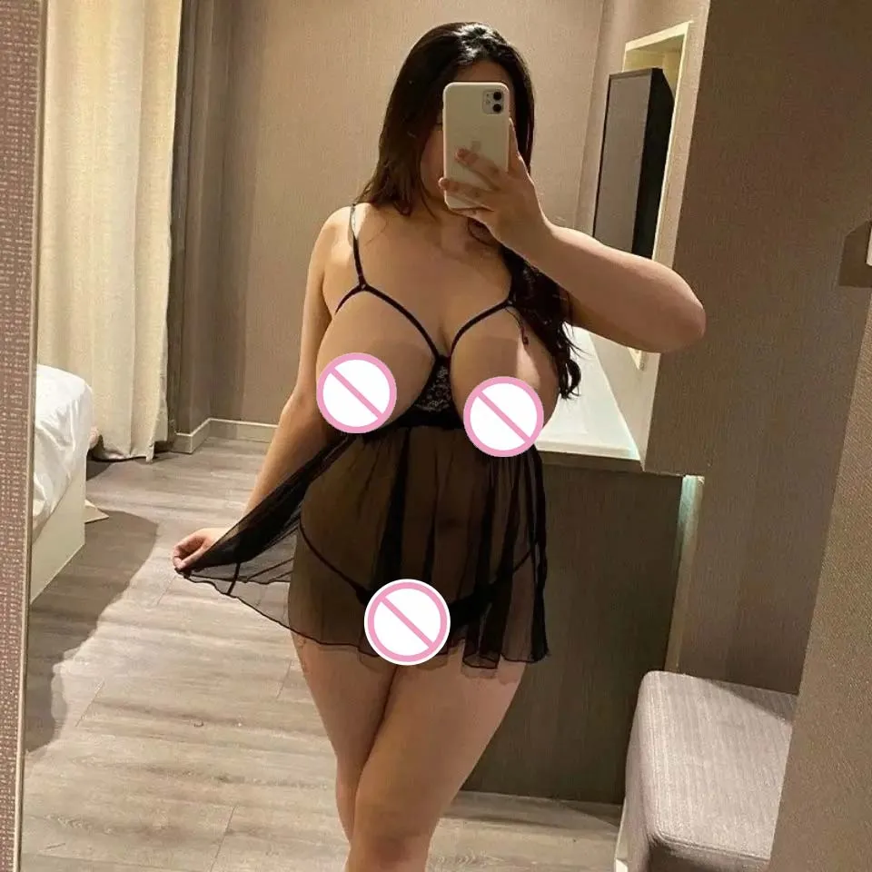 

Lingerie dress suit large size uniform is extremely tempting 100kg fat transparent sexy pajamas steel tray gather