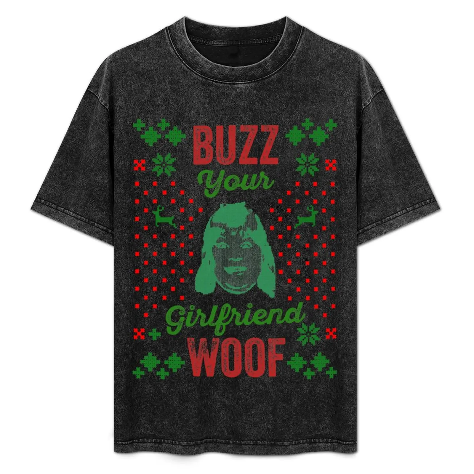 

Buzz Your Girlfriend Woof! Home Alone - Funny Christmas Shirt - Funny Home Alone Shirt - Ugly Christmas Sweater T-Shirt