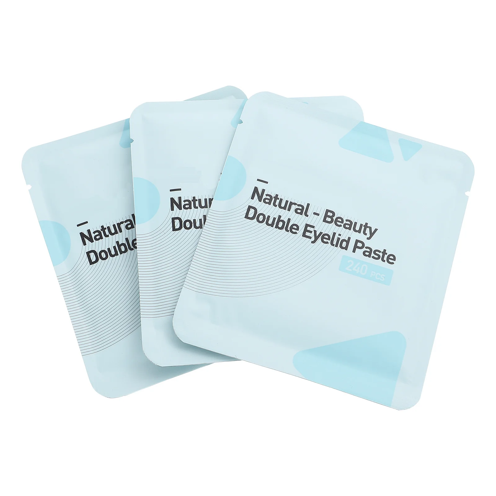 3 Sets unsichtbare Doppel-Augenlid-Streifen-Set, weiches Fasermaterial, Augenlid-Lift-Werkzeug für tiefe, schnelle Charm-Make-up-Lösung