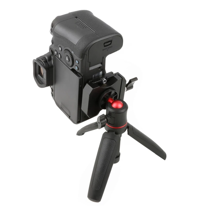 Aluminum Alloy Quick Release Plate Tripod Gimbal Base 3/8 to 1/4 Screw Mount Standard Arca for Swiss Benro QR Plate Clam