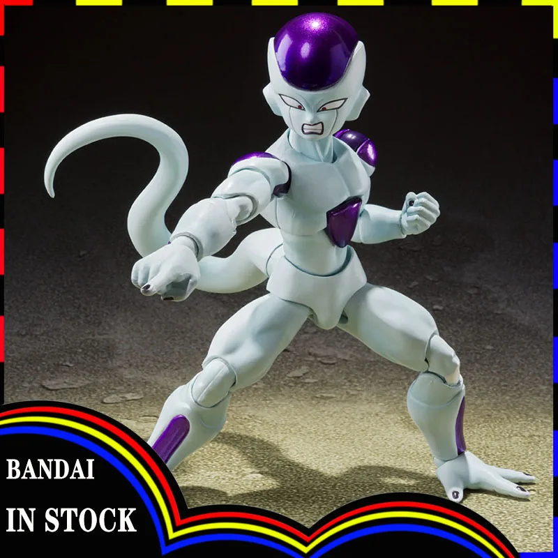 

In Stock Original Bandai Sh Figuarts Shf Dragon Ball FRIEZA Fourth Form Action Figures Anime Model Toys Collection Gifts